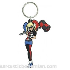 DC Harley Quinn Soft Touch PVC Key Ring B072QF6GNS